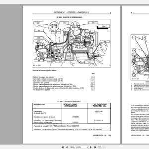 New Holland 8160 8260 8360 8560 M100 M115 M135 M160 Service Manual 6035432000