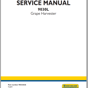 New Holland 9030L Service Manual 90323626