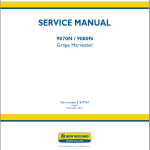 New Holland 9070N 9080N Service Manual 51697764