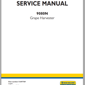 New Holland 9080N Service Manual 51697769