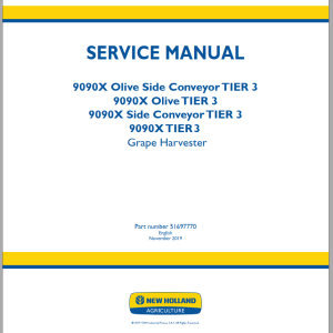 New Holland 9090X Service Manual 51697770