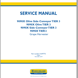 New Holland 9090X Service Manual 51697772