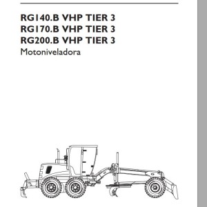 New Holland RG140.B to RG200.B VHP Tier 3 Operators Manual 84498217