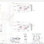 New Holland SP.310F & SP.285F Electrical Schematic 48180594 & 48180592