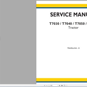 New Holland T7030 T7040 T7050 T7060 Service Manual 84410779