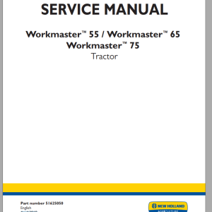 New Holland Workmaster 55 65 75 Service Manual 7551625050