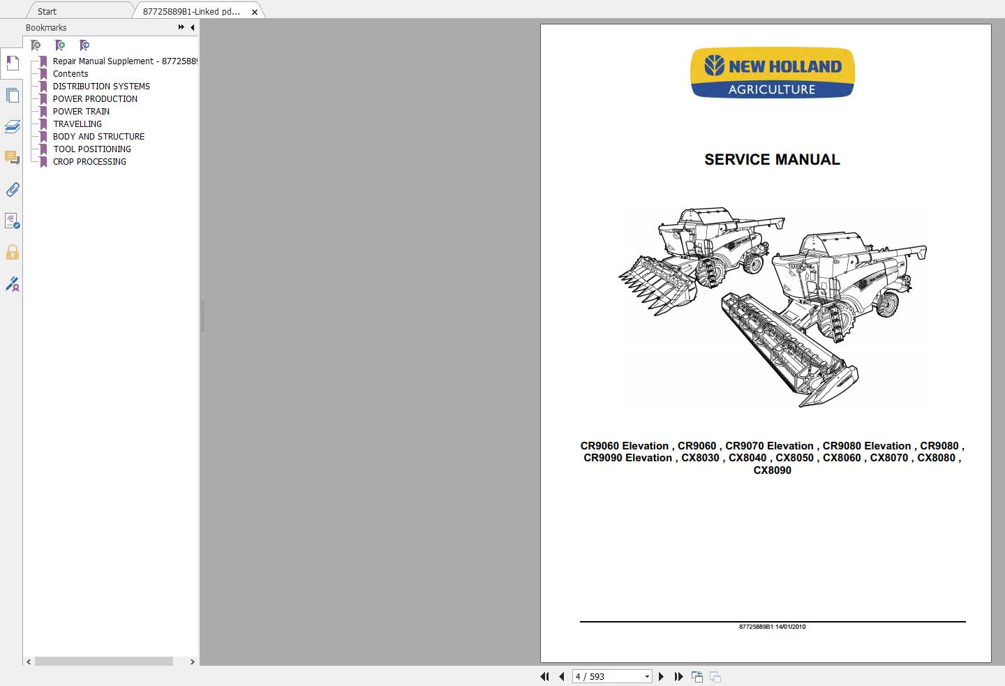New Holland Agriculture Combine 2.09 GB PDF Service Manuals (3)