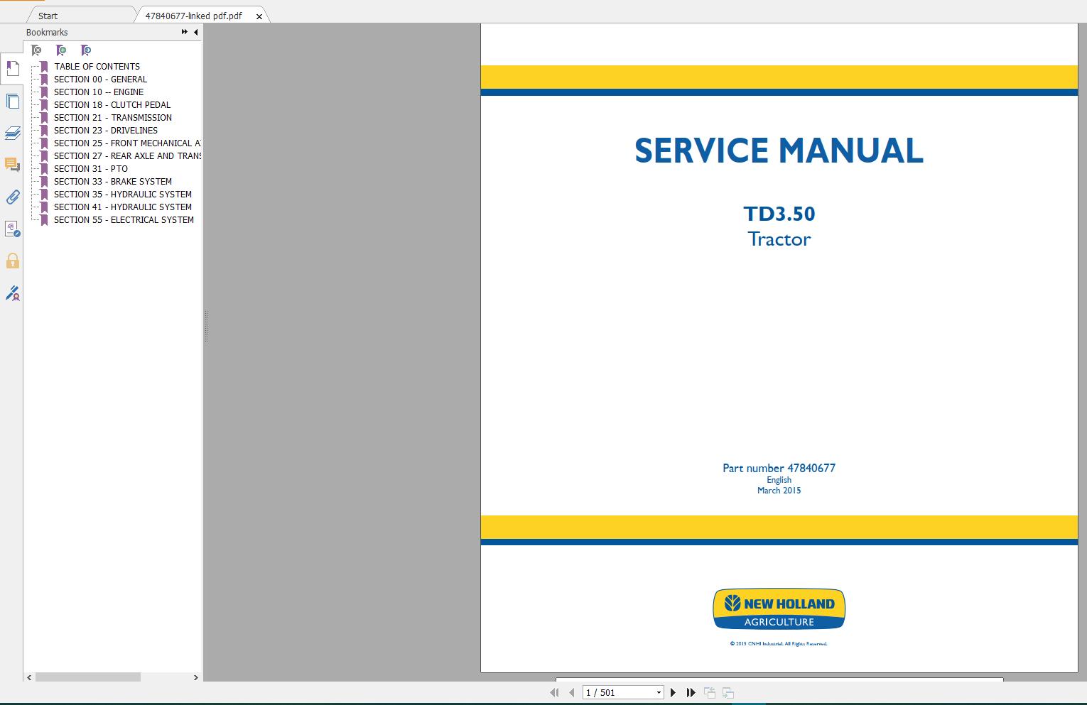 New Holland Agriculture Tractors 16.1 GB PDF Service Manuals (5)