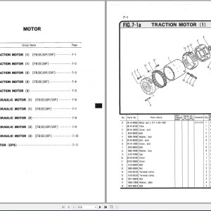 Nichiyu FB-B20.25.28P-STD-VERVOLG Parts List