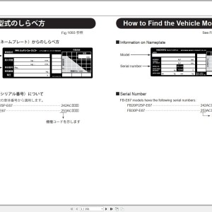 Nichiyu FB20P-E67-300 FB25P-E67-300 FB30P-E67-300 Parts Catalog