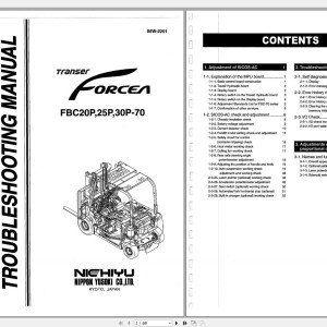 Nichiyu FBC20P-70 FBC25P-70 FBC30P-70 Troubleshooting Manual 05W-2201