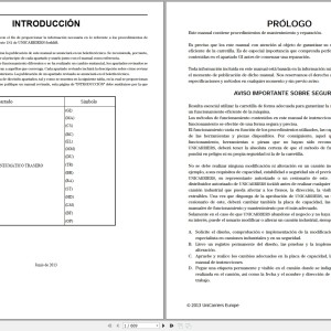 UniCarriers 1N1 Series Service Manual ES