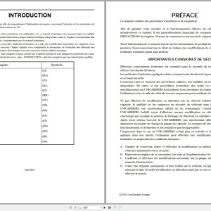 UniCarriers (A)1N1 Series Service Manual FR