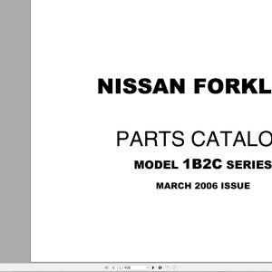 Nissan 1B2C Series Parts Catalog CF650-UBOOK