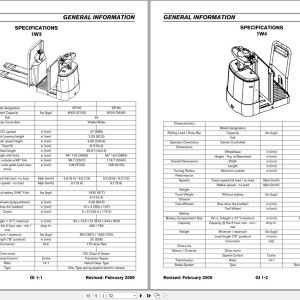 Nissan 1W3 1W4 Service Manual