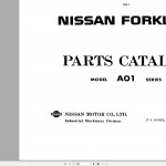 Nissan A01 Series Parts Catalog CF080-UBOOK