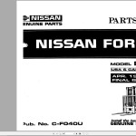 Nissan B02 Series Parts Catalog CF040-UBOOK