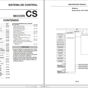 Nissan Control System T1B2 Service Manual