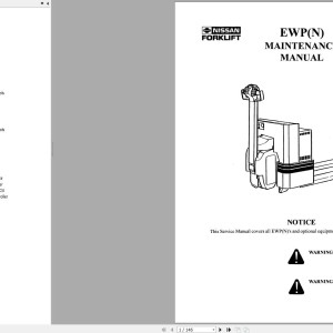 Nissan EWP N Maintenance Manual