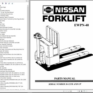 Nissan EWPN-40 Parts Manual