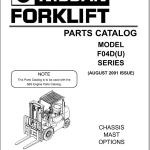 Nissan F04D(U) Series Parts Catalog