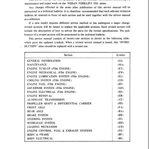 Nissan F05 Series Service Manual SM4E-0F05G0