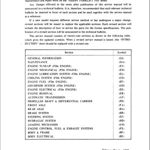 Nissan F05 Service Manual SM4E-0F05G0