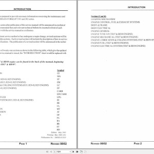 Nissan J01 J02 Service Manual SM3EJ-012G0