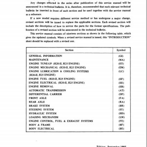 Nissan KH01 KH02 Service Manual SM3E-KH12G0