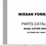 Nissan L01UC Parts Catalog CF550-UBOOK