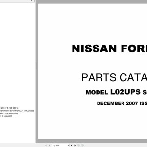 Nissan L02UPS Parts Catalog CF530-UBOOK