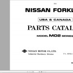 Nissan M02 Series Parts Catalog CF140-UBOOK