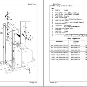 Nissan OS30 Parts Manual