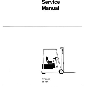 Nissan OT25 OT50 Service Manual