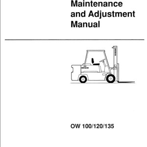 Nissan OW100 OW120 OW135 Planned Maintenance And Adjustment Manual