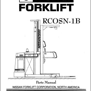 Nissan RCOSN-1B Parts Manual