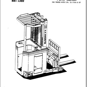 Nissan RRT-130D Parts Manual