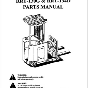 Nissan RRT-130G RRT-134D Parts Manual