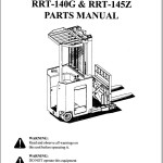Nissan RRT-140G RRT-145Z Parts Manual