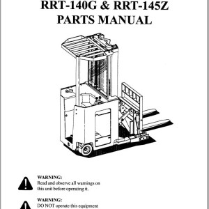 Nissan RRT-140G RRT-145Z Parts Manual