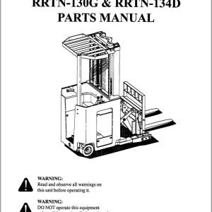 Nissan RRTN-130G RRTN-134D Parts Manual
