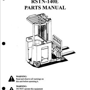 Nissan RSTN-140E Parts Manual