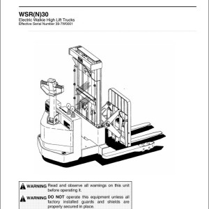 Nissan WSRN30 Service Manual