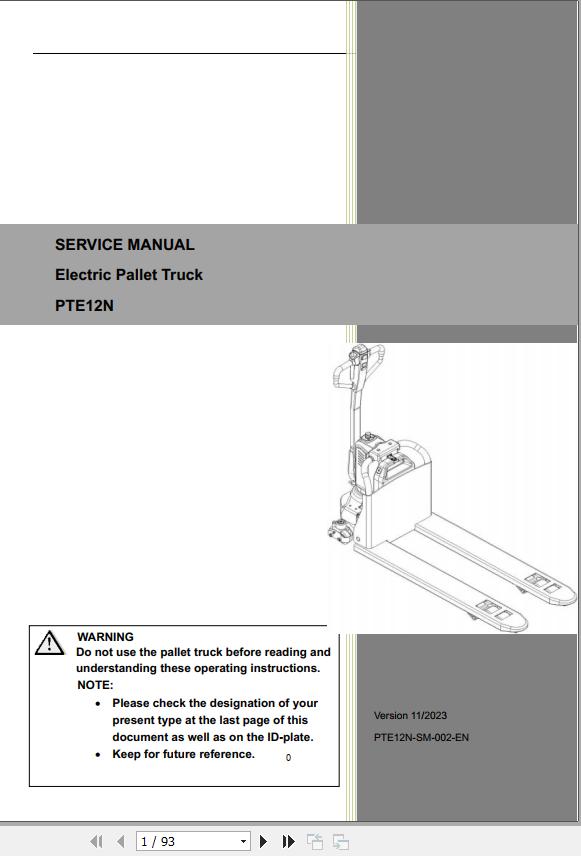 Noblelift 73.2 MB PDF Diagrams Service Manual (3)