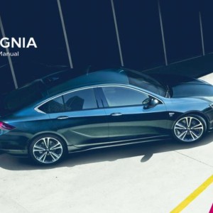 Opel Insignia 2013 and up Owner Manual Service Repair Manual