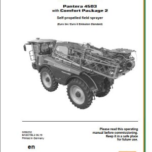 Amazone 4503 Operating Manual