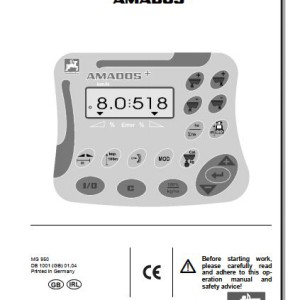 Amazone On-board Computer Amados+ Operation Manual