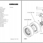 Ammann AV12-2 AV16-2 AV16-2K AV20-2 Spare Parts List 1125947