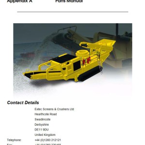 Extec X44 Parts Catalog X44-EN-10407