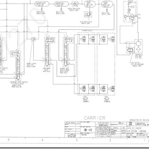 Grove TMS750B Pneumatic Hydraulic and Electrical Diagram